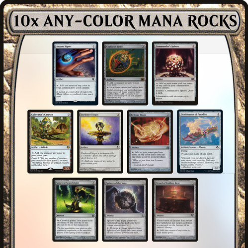 Any color mana - 10, any-color