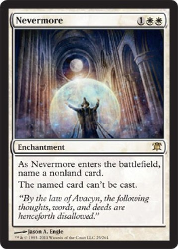 Nevermore light play - nevermore, mtg